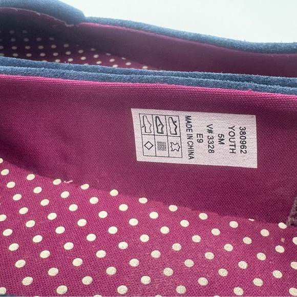 NWOT Lands’ End Blue Suede Moccasin Loafers - Picture 5 of 8